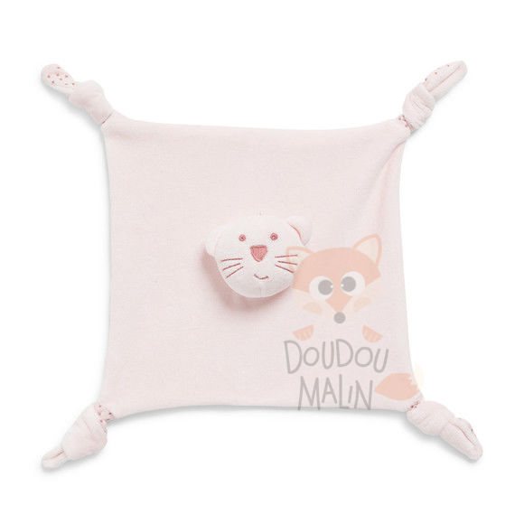  baby comforter cat pink star 